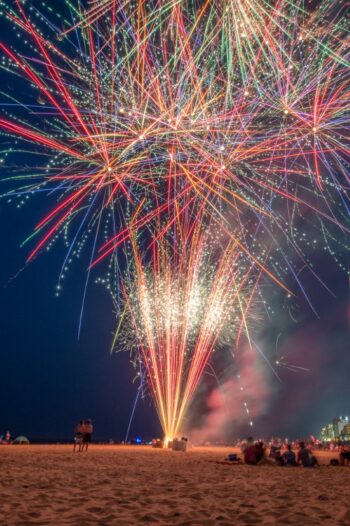 45th Street Illegal Fireworks Show